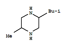 Piperazine, 2-methyl-5-(2-methylpropyl)-(9ci) Structure,84477-69-0Structure