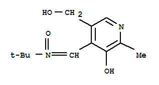 3-Pyridinemethanol ,4-[[(1,1-dimethylethyl)oxidoimino]methyl ]-5-hydroxy-6-methyl- Structure,845740-33-2Structure