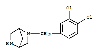 (1S,4s)-(+)-2-(3,4-dichloro-benzyl)-2,5-diaza-bicyclo[2.2.1]heptane di(trifluoromethylacetate) Structure,845866-68-4Structure