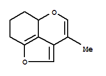 (9CI)-5a,6,7,8-四氫-3-甲基-呋喃并[4,3,2-de][1]苯并吡喃結(jié)構(gòu)式_845962-05-2結(jié)構(gòu)式