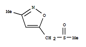 (9ci)-3-甲基-5-[(甲基亞磺?；?甲基]-異噁唑結(jié)構(gòu)式_84654-08-0結(jié)構(gòu)式