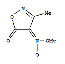 5(4H)-isoxazolone,3-methyl-4-(methyl-aci-nitro)-,(z)-(9ci) Structure,84735-87-5Structure