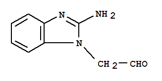 1H-benzimidazole-1-acetaldehyde,2-amino-(9ci) Structure,84797-41-1Structure