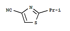 4-Thiazolecarbonitrile,2-(1-methylethyl)- Structure,848555-18-0Structure