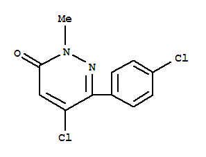 5-Chloro-6-(4-chlorophenyl)-2-methylpyridazin-3(2H)-one Structure,849021-02-9Structure