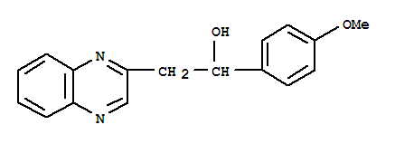 1-(4-Methoxyphenyl)-2-quinoxalin-2-ylethanol Structure,849021-36-9Structure