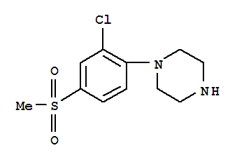 1-[4-Chloro-2-(methylsulfonyl)phenyl]piperazine Structure,849035-68-3Structure