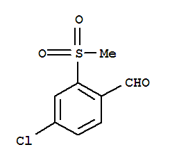 4-Chloro-2-(methylsulfonyl)benzaldehyde Structure,849035-76-3Structure