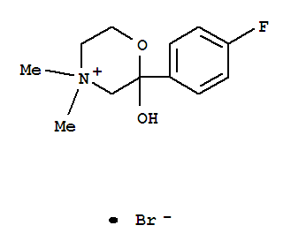 2-(4-Fluorophenyl)-2-hydroxy-4,4-dimethyl-1,4-oxazinan-4-ium bromide Structure,849060-64-6Structure