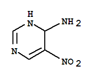 4-Pyrimidinamine, 1,4-dihydro-5-nitro-(9ci) Structure,84928-80-3Structure