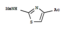 1-[2-(甲基氨基)-4-噻唑]-乙酮結(jié)構(gòu)式_849547-44-0結(jié)構(gòu)式