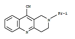 Benzo[b][1,6]naphthyridine-10-carbonitrile,1,2,3,4-tetrahydro-2-(1-methylethyl)- Structure,849587-90-2Structure