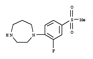 1-[2-Fluoro-4-(methylsulfonyl)phenyl]-1,4-diazepane Structure,849924-88-5Structure