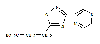 3-(3-Pyrazin-2-yl-1,2,4-oxadiazol-5-yl)propanoicacid Structure,849925-05-9Structure