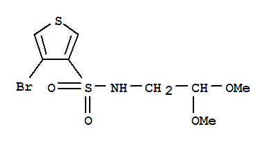 4-Bromo-thiophene-3-sulfonic acid (2,2-dimethoxy-ethyl)-amide Structure,850348-62-8Structure