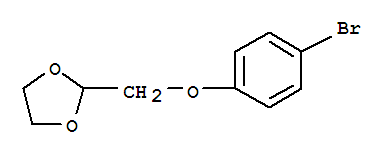 2-(4-Bromo-phenoxymethyl)-[1,3]dioxolane Structure,850348-66-2Structure