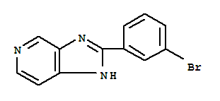 2-(3-Bromo-phenyl)-1h-imidazo[4,5-c]pyridine Structure,850348-92-4Structure