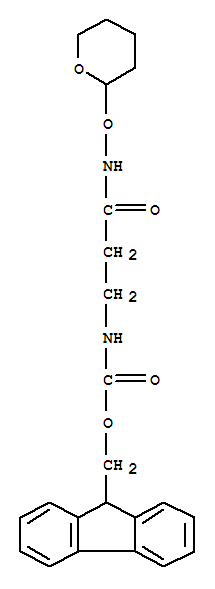 N-(2h-3,4,5,6-tetrahydropyran-2-yloxy)-3-[(fluoren-9-ylmethoxy)carbonylamino]propanamide Structure,850349-60-9Structure