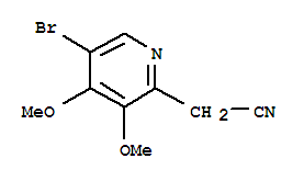 (5-Bromo-3,4-dimethoxy-pyridin-2-yl)-acetonitrile Structure,850349-70-1Structure