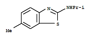 2-Benzothiazolamine,6-methyl-n-(1-methylethyl)-(9ci) Structure,85063-63-4Structure