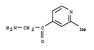 2-氨基-1-(2-甲基-4-吡啶)-乙酮結(jié)構(gòu)式_851363-78-5結(jié)構(gòu)式