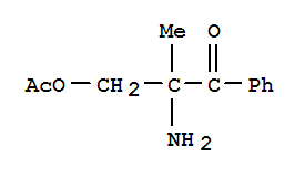 1-Propanone,3-(acetyloxy)-2-amino-2-methyl-1-phenyl- Structure,851746-65-1Structure