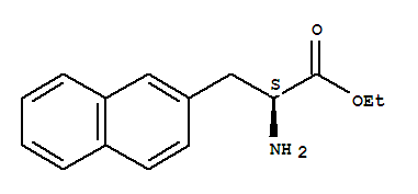 (S)-2-氨基-3-(2-萘)丙酸乙酯結(jié)構(gòu)式_851901-18-3結(jié)構(gòu)式