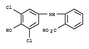 Benzoic acid,2-[(3,5-dichloro-4-hydroxyphenyl)amino]- Structure,851961-83-6Structure