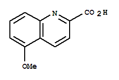 (9ci)-5-甲氧基-2-喹啉羧酸結(jié)構(gòu)式_852402-70-1結(jié)構(gòu)式
