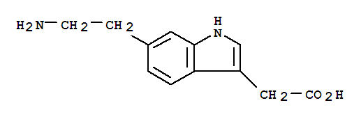 1H-indole-3-aceticacid,6-(2-aminoethyl)-(9ci) Structure,852615-34-0Structure