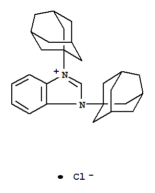 1,3-Bis-(admant-1-yl)-benzimidazolium chloride Structure,852634-41-4Structure