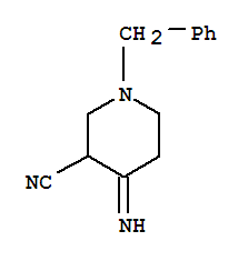 4-Imino-1-(phenylmethyl)-3-piperidinecarbonitrile Structure,85277-11-8Structure