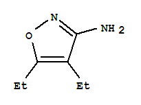 3-Isoxazolamine,4,5-diethyl-(9ci) Structure,852822-25-4Structure