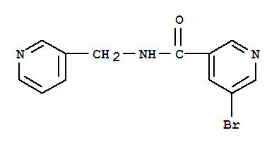 5-Bromo-n-(3-pyridinylmethyl)-3-pyridinecarboxamide Structure,852916-15-5Structure