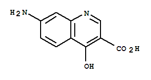 7-氨基-4-羥基-3-喹啉羧酸(9ci)結(jié)構式_85344-88-3結(jié)構式