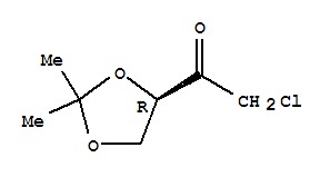 Ethanone, 2-chloro-1-(2,2-dimethyl-1,3-dioxolan-4-yl)-, (r)-(9ci) Structure,85364-10-9Structure