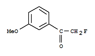 (9ci)-2-氟-1-(3-甲氧基苯基)-乙酮結(jié)構(gòu)式_85465-50-5結(jié)構(gòu)式