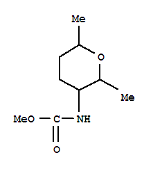 Pyran-3-carbamic acid,tetrahydro-2,6-dimethyl-,methyl ester (4ci) Structure,854696-22-3Structure