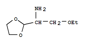 1,3-Dioxolane-2-methanamine,-alpha--(ethoxymethyl)-Structure,854853-11-5Structure 1,3-Dioxolane-2-methanamine,-alpha--(ethoxymethyl)- Structure,854853-11-5Structure