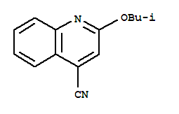 2-Isobutoxy-4-quinolinecarbonitrile Structure,855165-23-0Structure