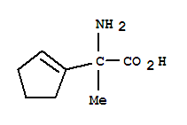 1-Cyclopentene-1-aceticacid,alpha-amino-alpha-methyl-(9ci) Structure,85564-12-1Structure