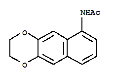 Naphtho[2,3-b]-p-dioxin,6-acetamido-2,3-dihydro-(5ci) Structure,856065-29-7Structure