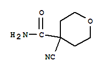 Pyran-4-carboxamide,4-cyanotetrahydro-(3ci) Structure,856067-31-7Structure