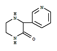 Piperazinone, 3-(3-pyridinyl)-(9ci) Structure,85607-66-5Structure