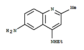 6-氨基-4-乙基氨基喹哪啶結構式_856095-22-2結構式