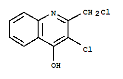 3-氯-2-(氯甲基)-4-羥基喹啉結構式_856100-78-2結構式