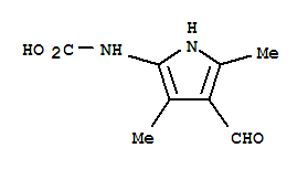 2-Pyrrolecarbamic acid,4-formyl-3,5-dimethyl-(3ci) Structure,856121-21-6Structure