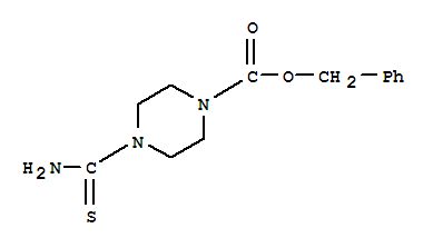 1-Piperazinecarboxylic acid, 4-(aminothioxomethyl)-, phenylmethyl ester Structure,856844-77-4Structure