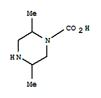 1-Piperazinecarboxylic acid,2,5-dimethyl- Structure,856929-73-2Structure