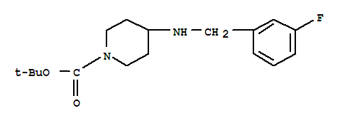 1-Boc-4-(3-fluoro-benzylamino)-piperidine Structure,856933-07-8Structure